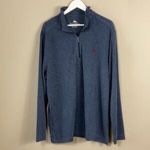 Tommy Bahama quarter zip long sleeve midnight blue